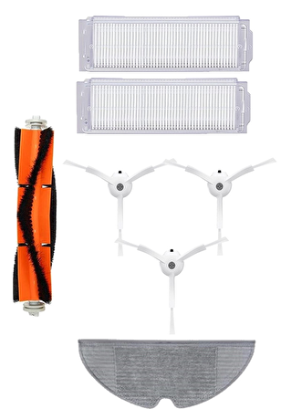 Xiaomi Vacuum Mop 2 Pro Robot Süpürge Uyumlu 7'li Yedek Parça Seti